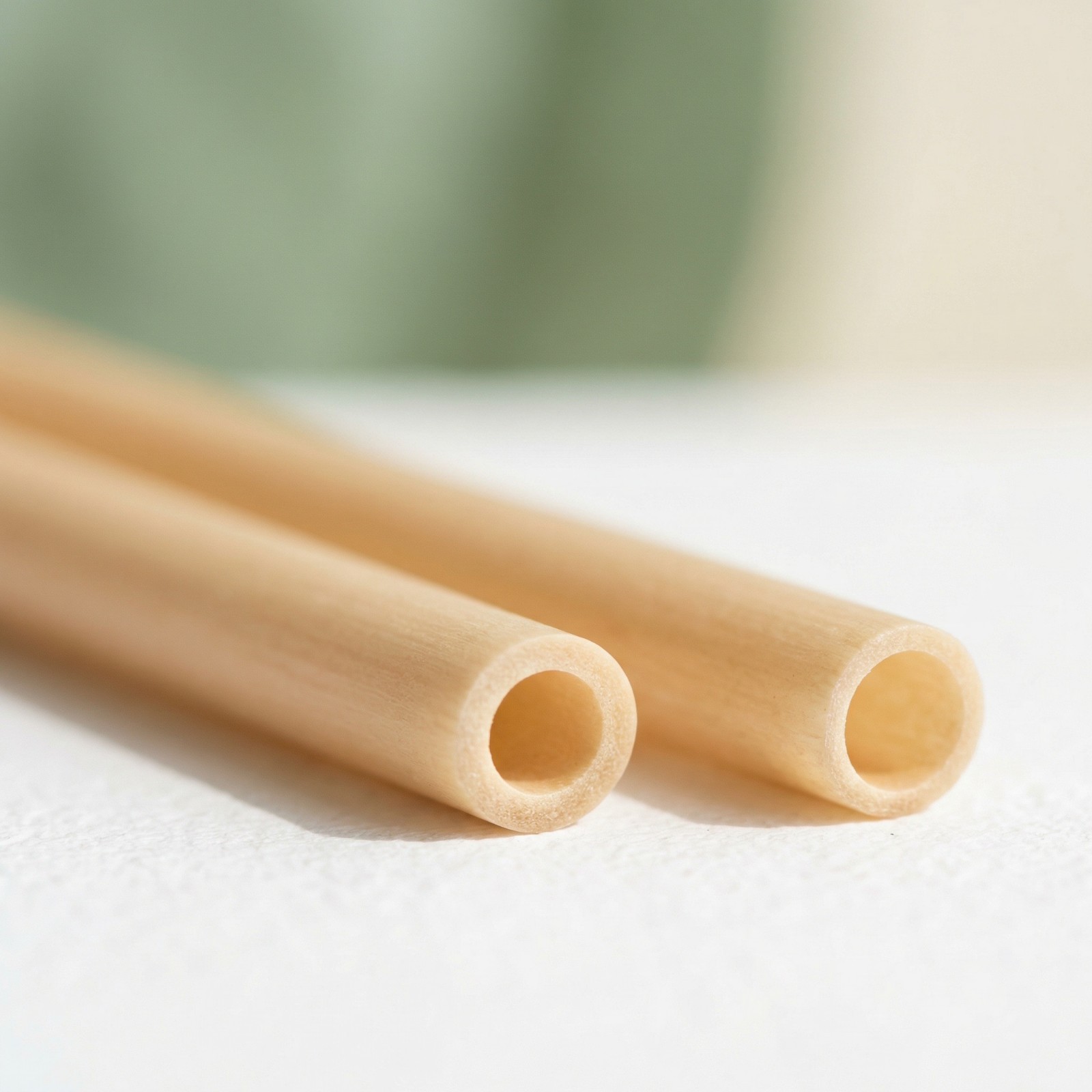 Biodegradable Rice Straws 100 Pack Plastic Free Eco Friendly Drinking Straws
