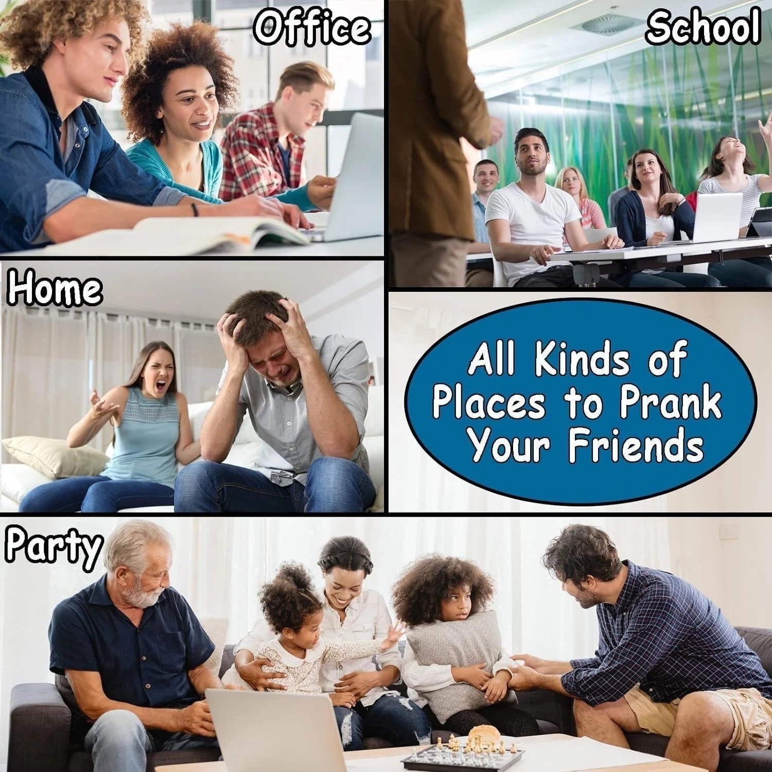 Cricket Noise Maker Prank Set (6 Pcs) – Hilarious Office Gag Gifts