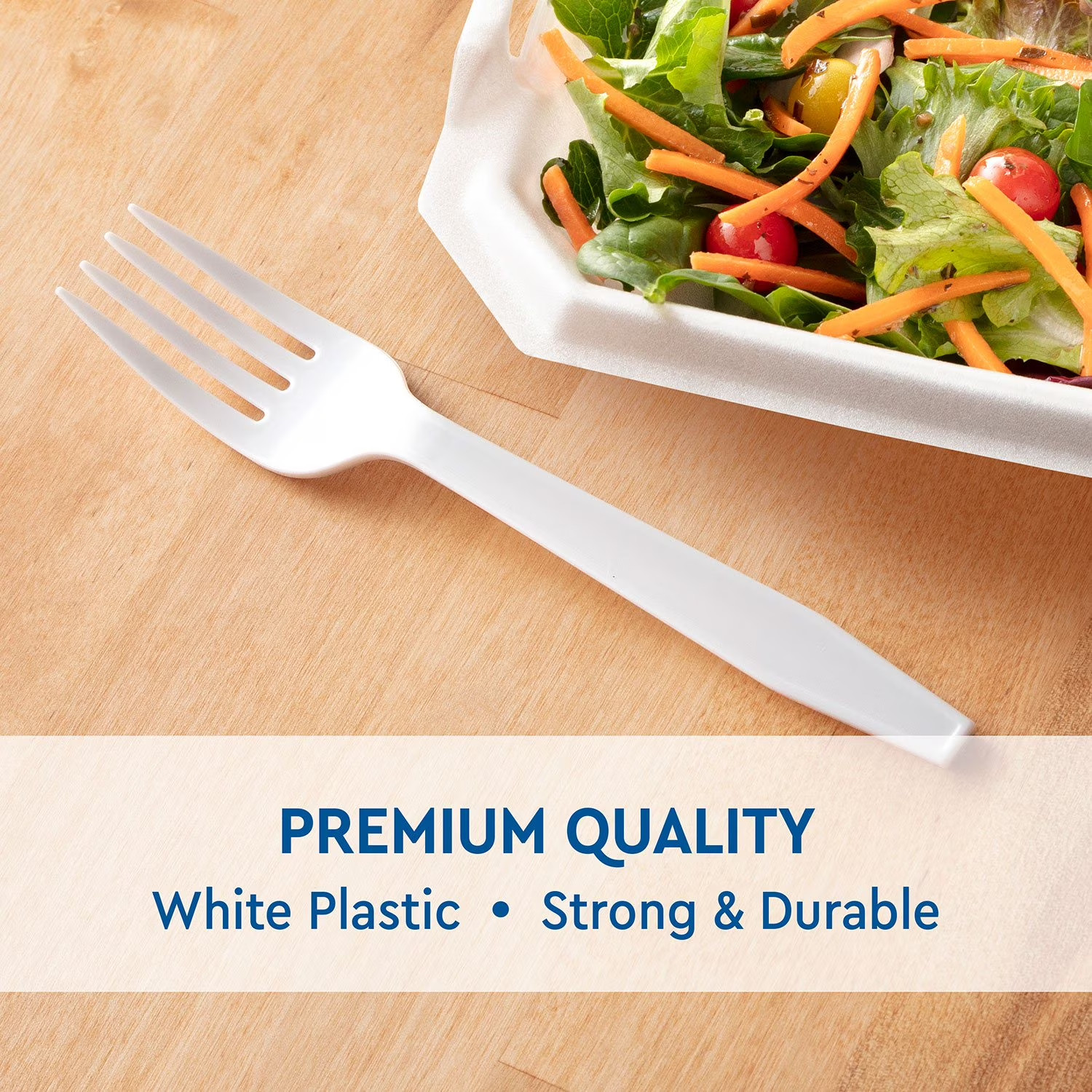 Member’s Mark FW600SAM Plastic Fork – White (600 Piece)