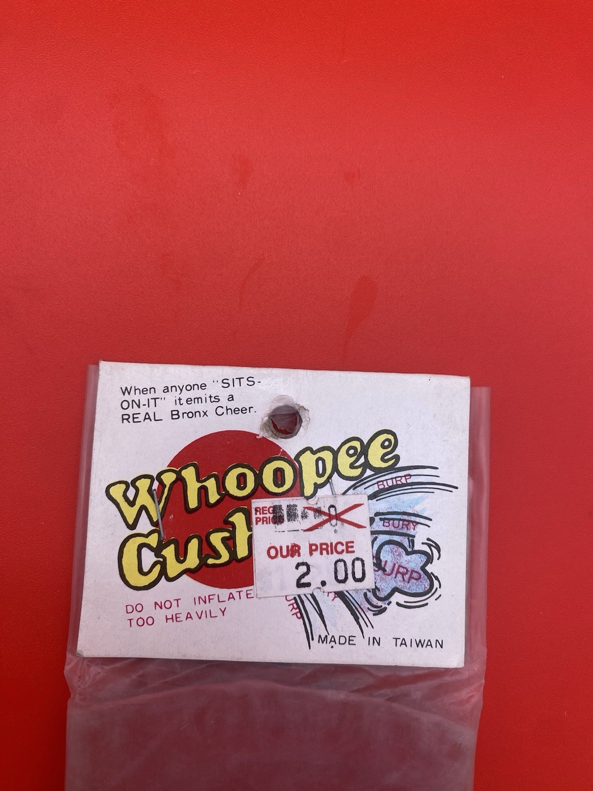 Whoopee Cushions Lot of 4 Vintage Fart Noise Toys – Sealed 1970’s New Old Stock