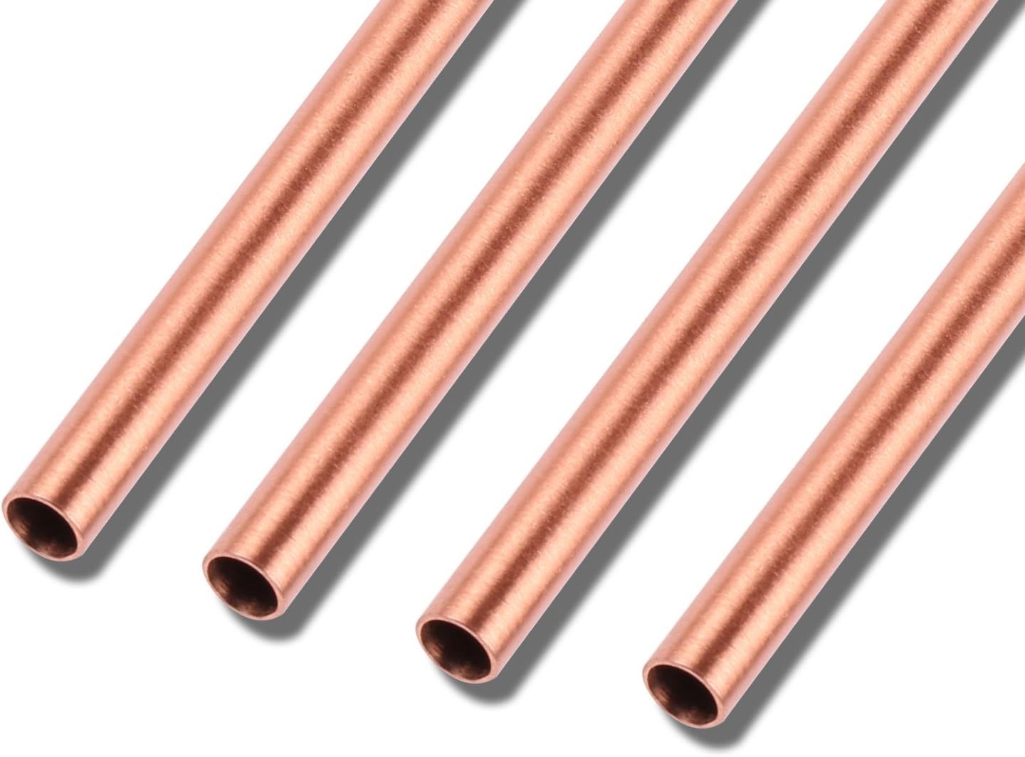 Copper Straws Food Safe Solid Copper Mule Drinking StrawsSet of 4 8.5inch Str…