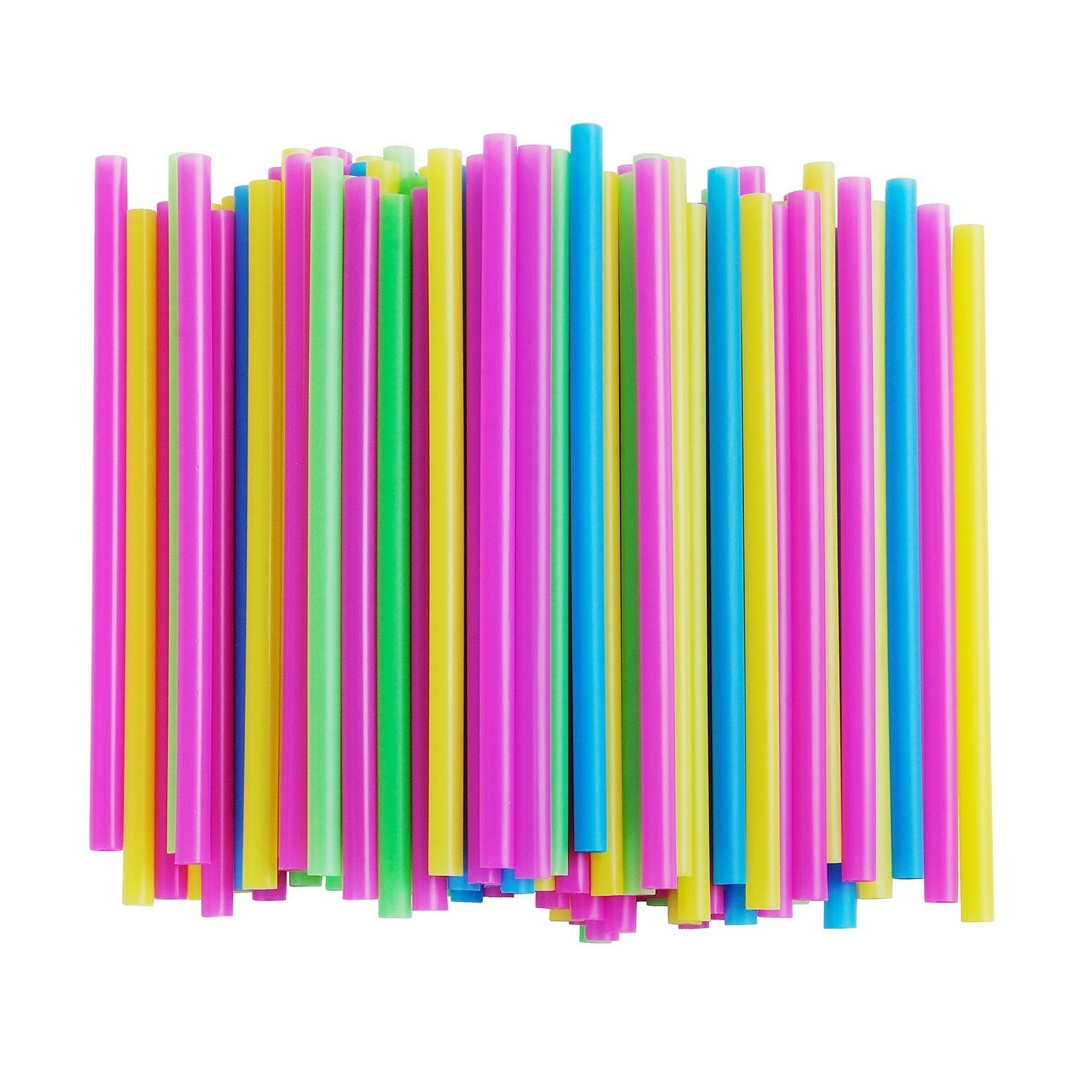 ALINK Assorted Bright Colors Jumbo Smoothie 100 Count (Pack of 1), Mutil