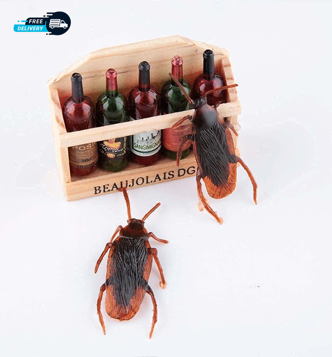 Prank Fake Roaches Favorite Trick Joke Toys Look Real Scary Insects Realistic