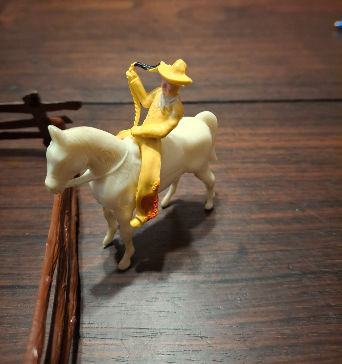 Vtg Birthday Cake Toppers-Horses, Cowboys & Corral (RT931)