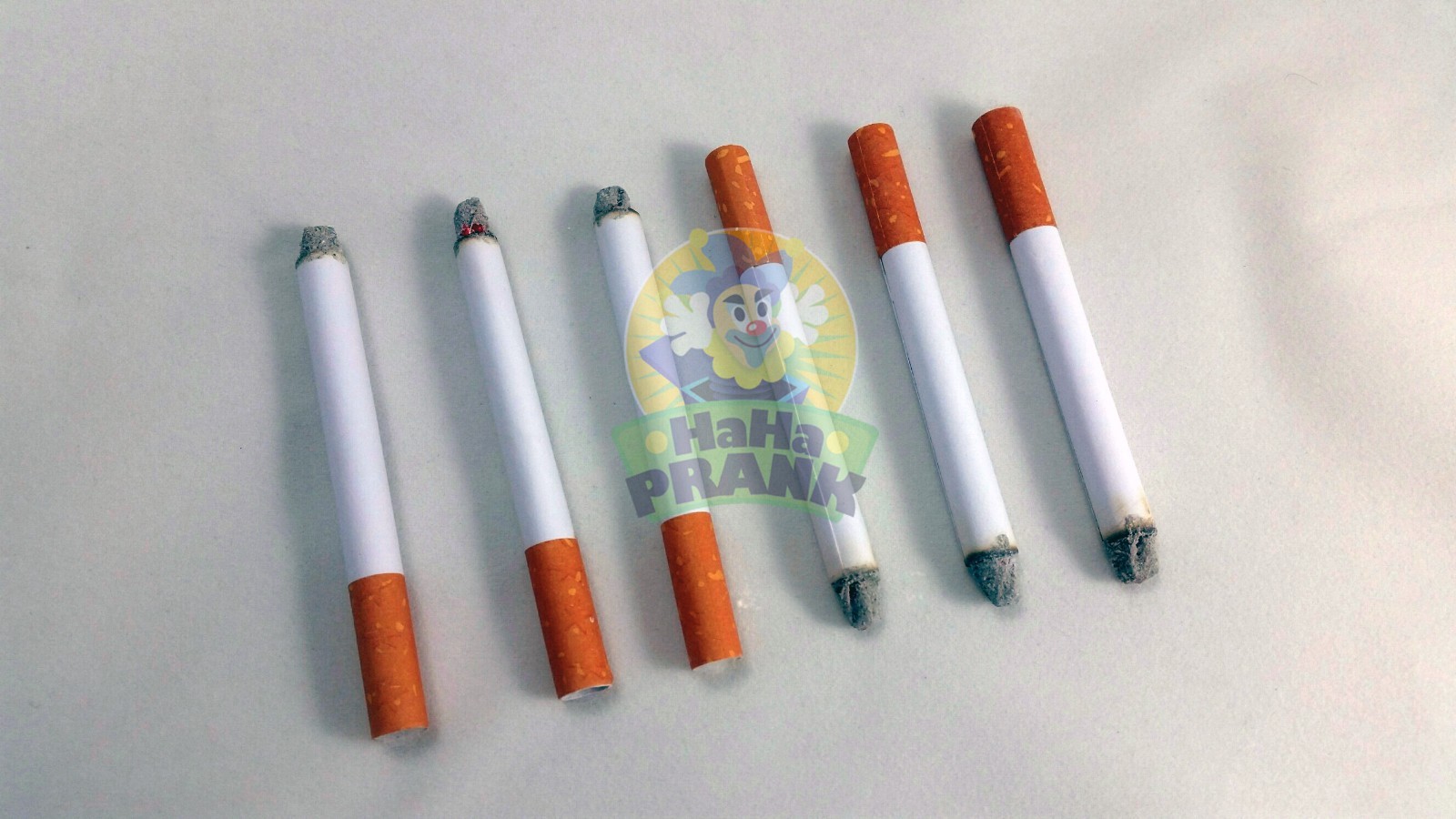 6 Fake Puff Cigarettes – Fake Magic Smoke Trick Gag Prop Costume Accessory Toy