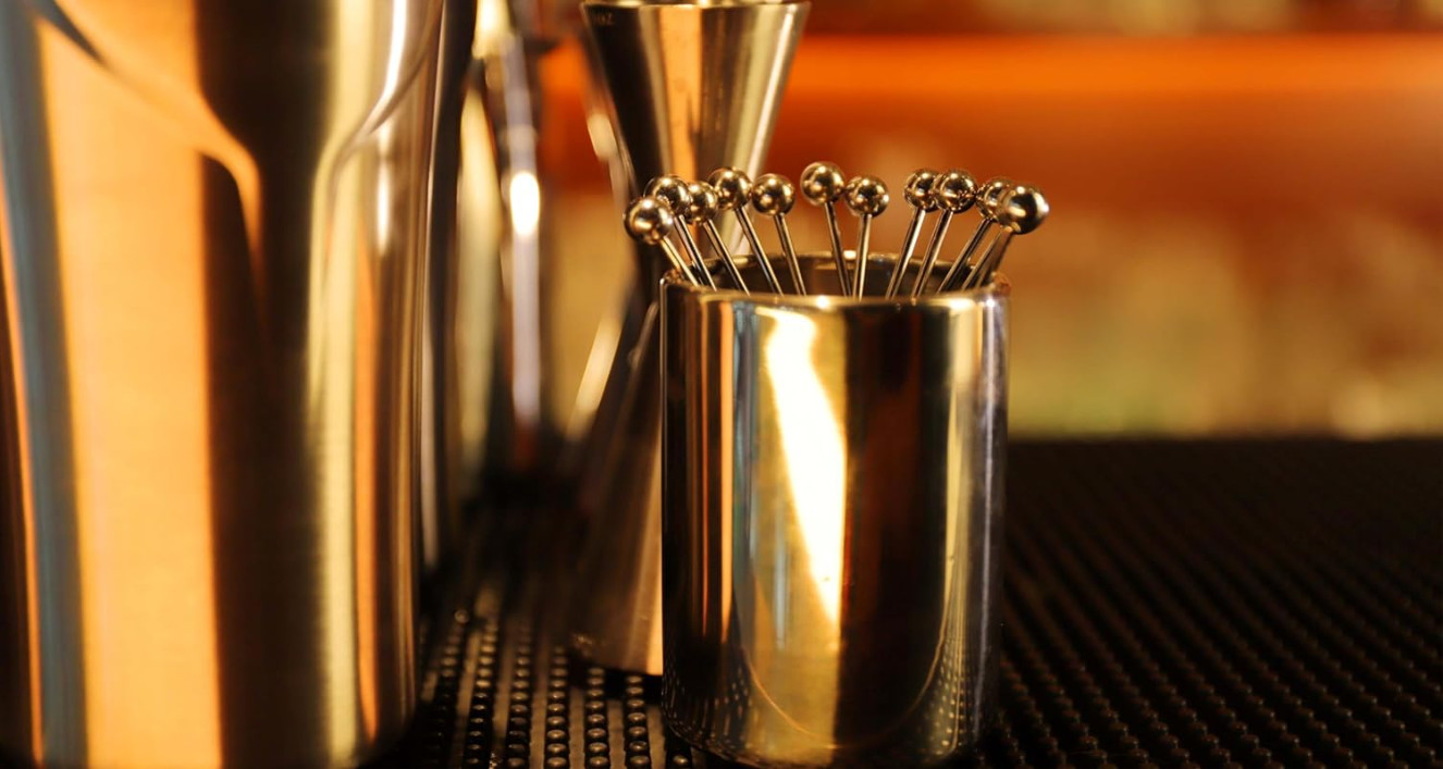 Pinchos Cóctel Acero Inoxidable 12PCS con Soporte para Tapas y Aperitivos, Nuevo
