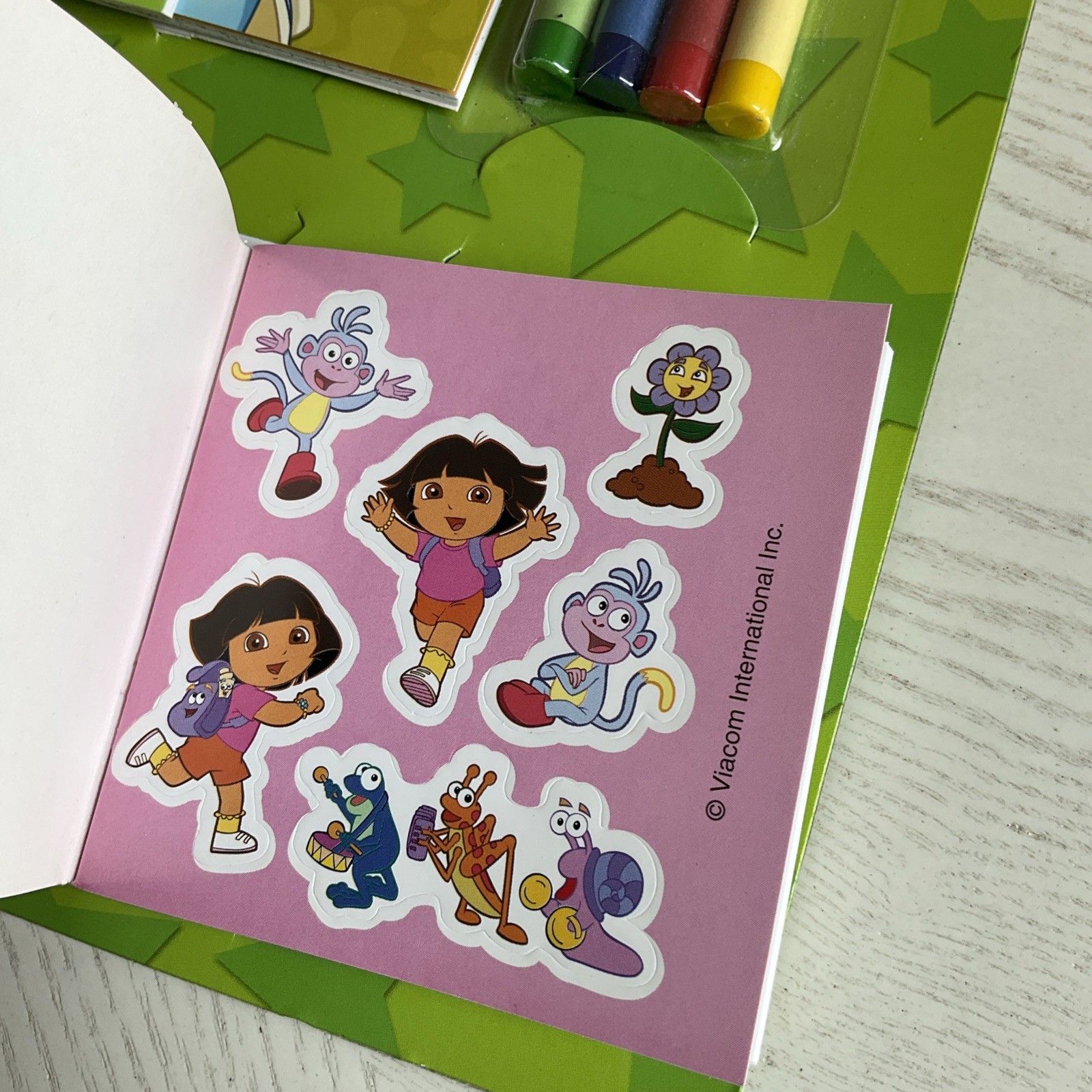 Nickelodeon Party Pack 5 Mini Coloring Books Crayons Stickers Brand New 2009