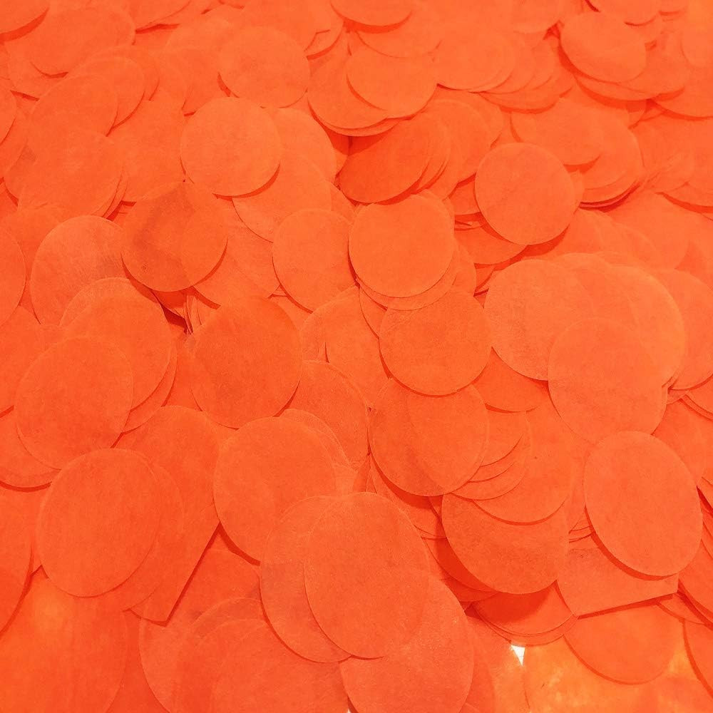 Red Tissue Confetti 1Inch Circle Confetti 5000Pcs for Filled Balloon or Table Pa