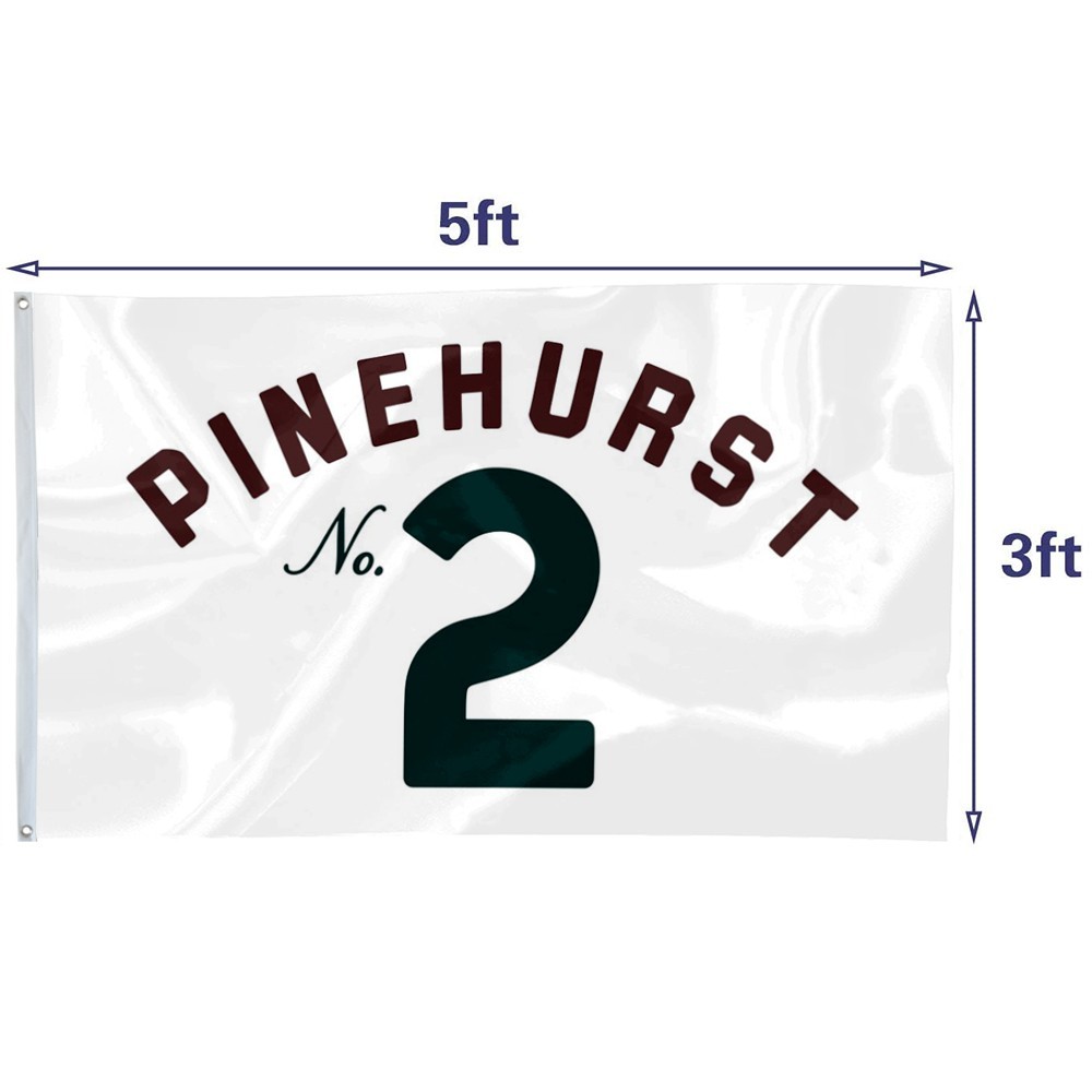 PINEHURST 1895 CLUB NUMBER NO 2 US OPEN Golf Club Flag 3x5Feet Garden Decor