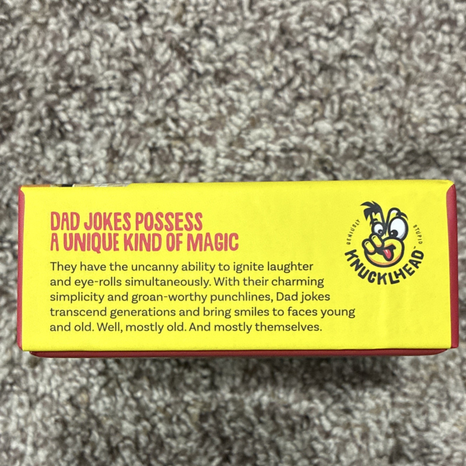 Knucklhead Dad Joke Generator 50 Jokes Groan Gadget KN-003 for Adults