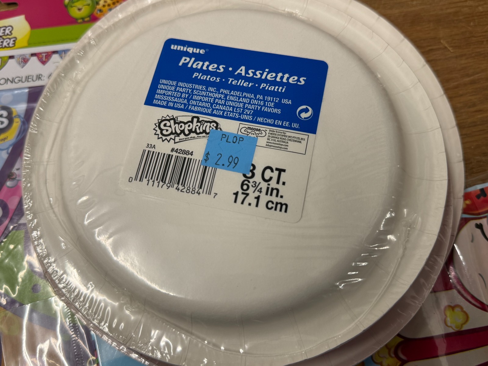 HUGE Shopkins Birthday Party Supplies Decoration Lot Plates Banner Invitations!