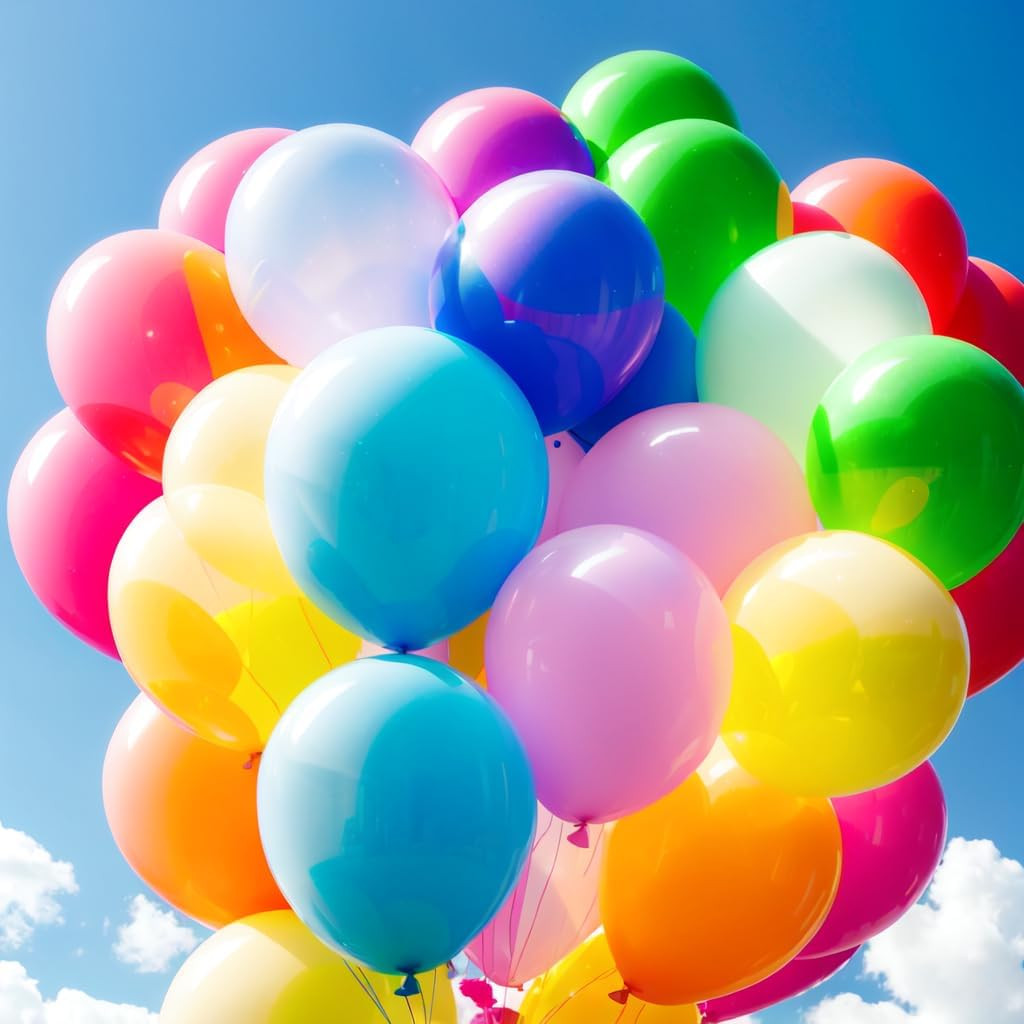90 Pack 18 inch Balloons 15 Kinds Colors Latex Colorful Party Balloon Bulk for V