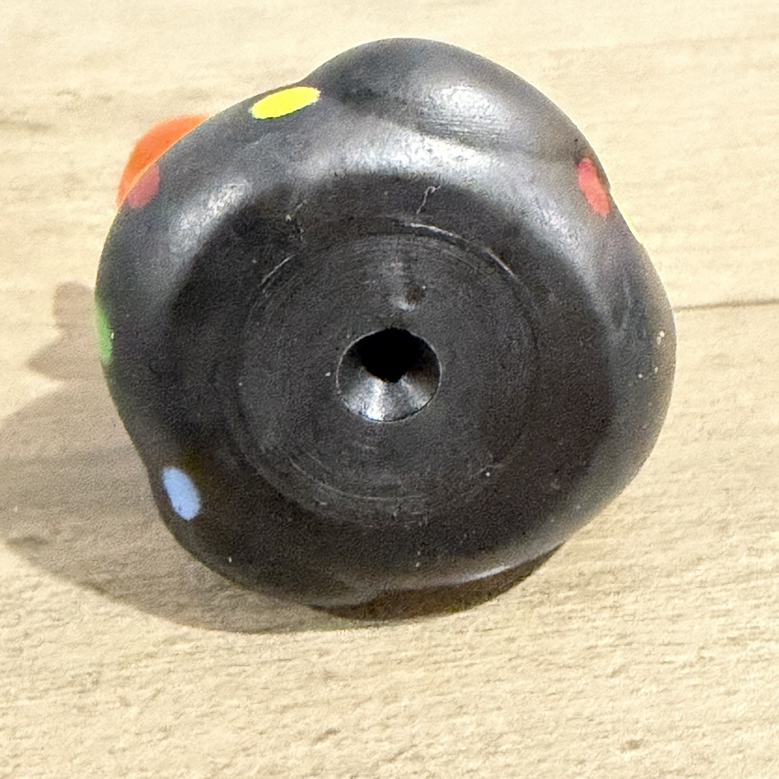 Jeep Rubber Duck 2″ Black Confetti Spotted Dots Jeep Wrangler Duckie