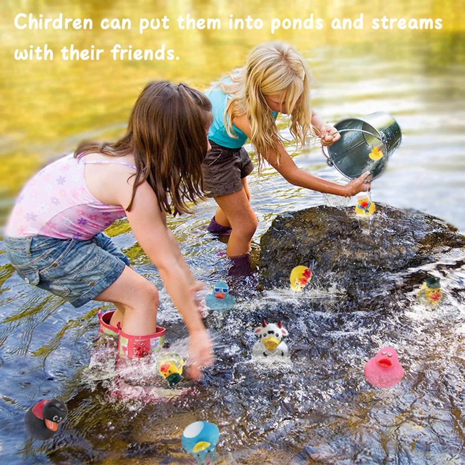 Rubber Ducks in Bulk,Assortment Duckies for Jeep Ducking Floater Duck Bath Toys