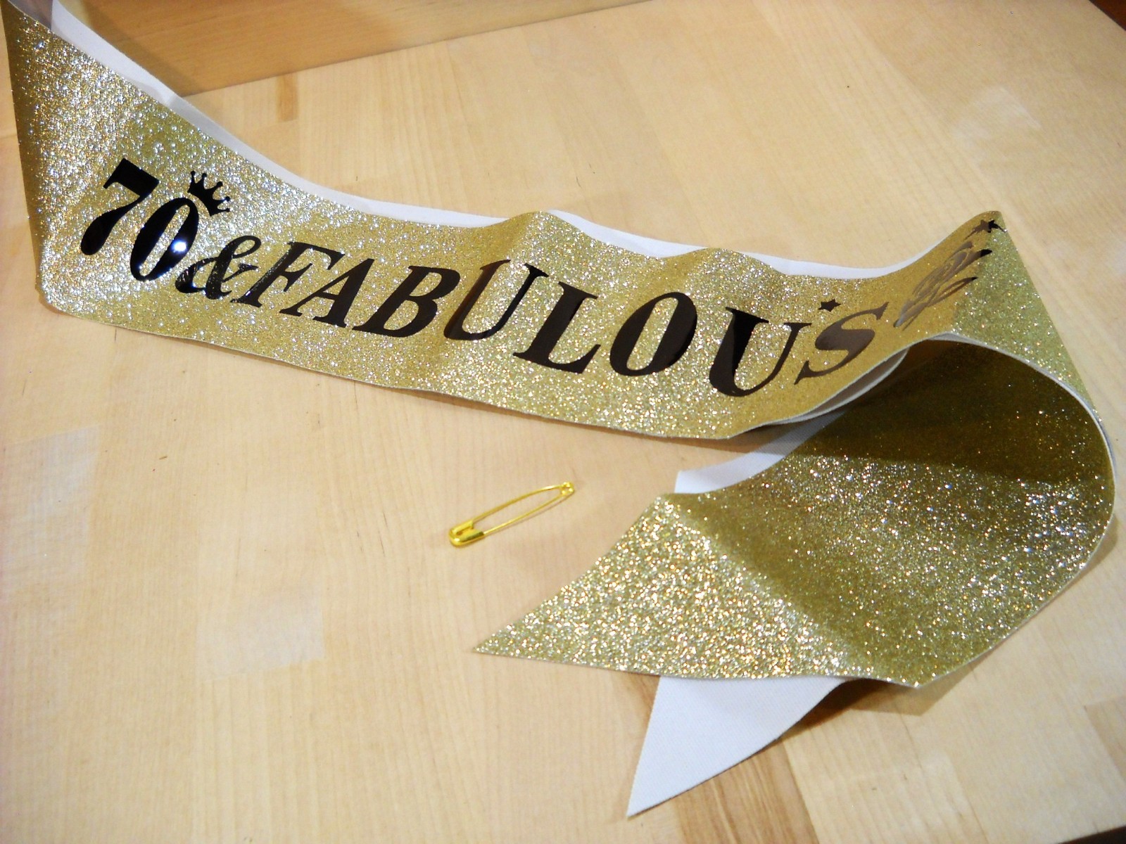 70TH Birthday Tiara and Sash Set, Beautiful Woman’s 70TH Birthday Award
