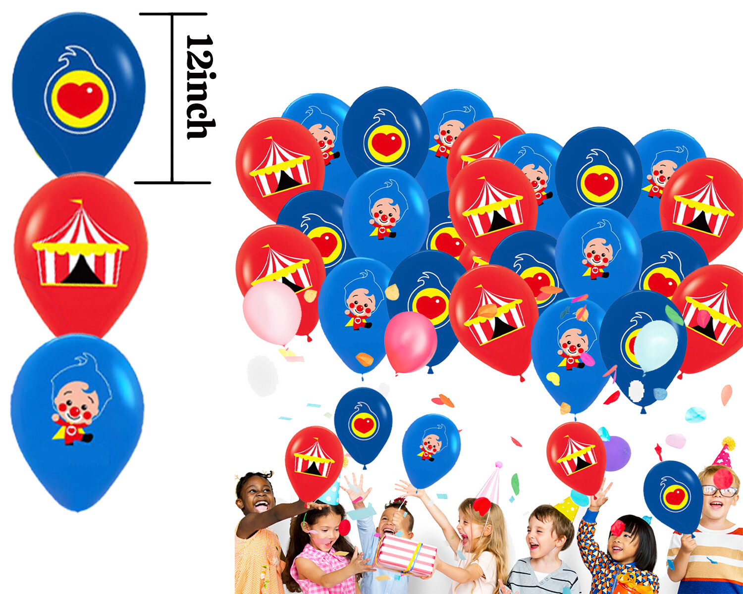 PLIM PLIM PARTY SUPPLIES DECORATION BALLOONS BANNER TABLE COVER THEME CAKE