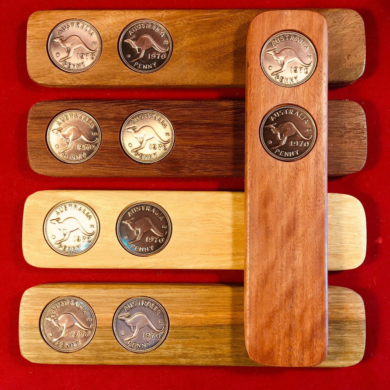 40th Wedding Anniversary Gift Present Two-Up game 1983 Australian Penny two up