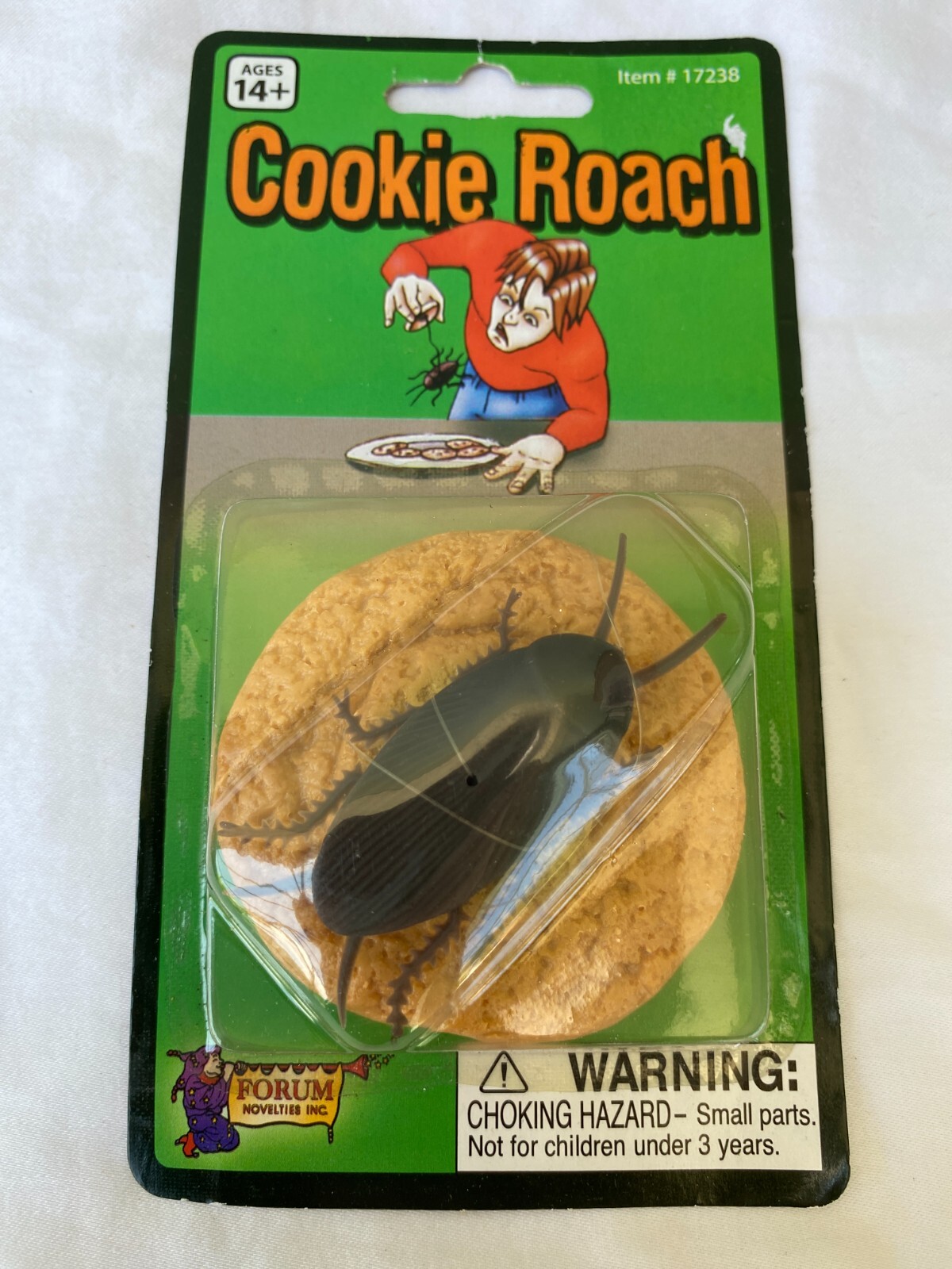 Vintage 2010 Cookie Cockroach roach 2″ Halloween Prop Gag Gift Joke Prank NEW