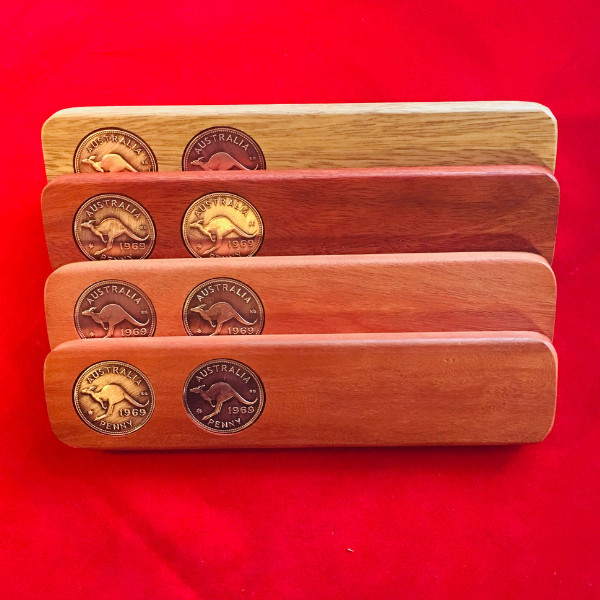 50th Birthday Gift Present Two-Up game set 1973 Australian Pennies two up
