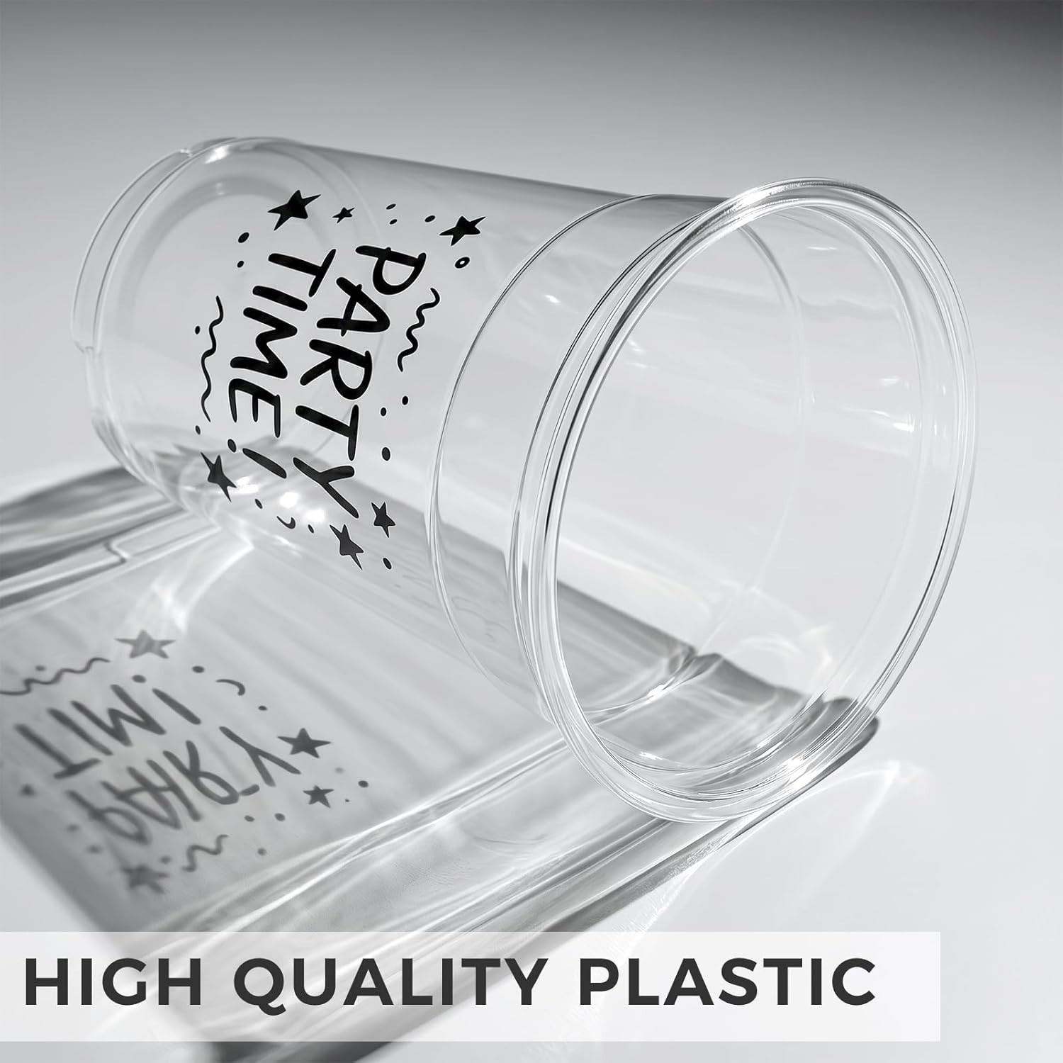 100 Sets – 16oz] Clear Plastic Cups with Lids and Straws, Disposable Iced Cof…