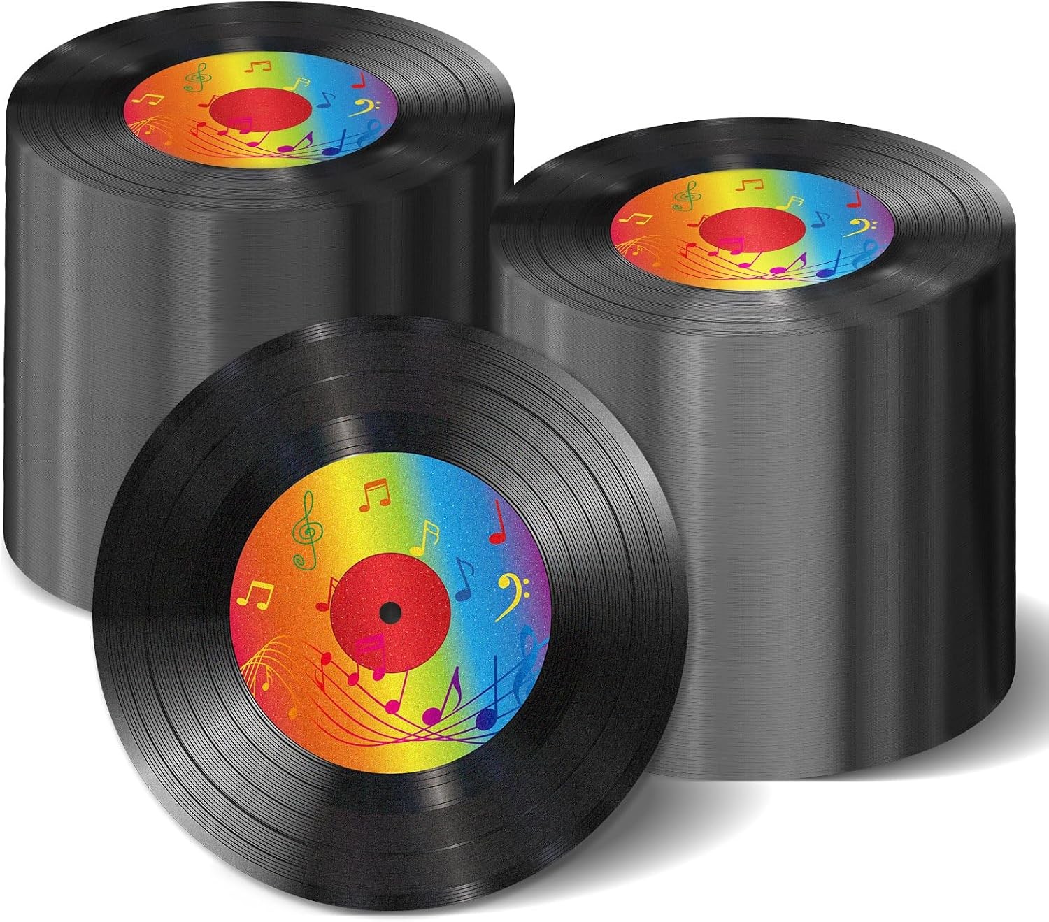 50 Pcs Vinyl Record Themed Napkins 50’s Theme Party Decorations for 1950’s Music