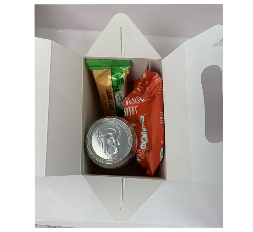 10 Plain Solid Colour Party FOOD BOXES – Childrens Kids Birthday Gift Favour Bag