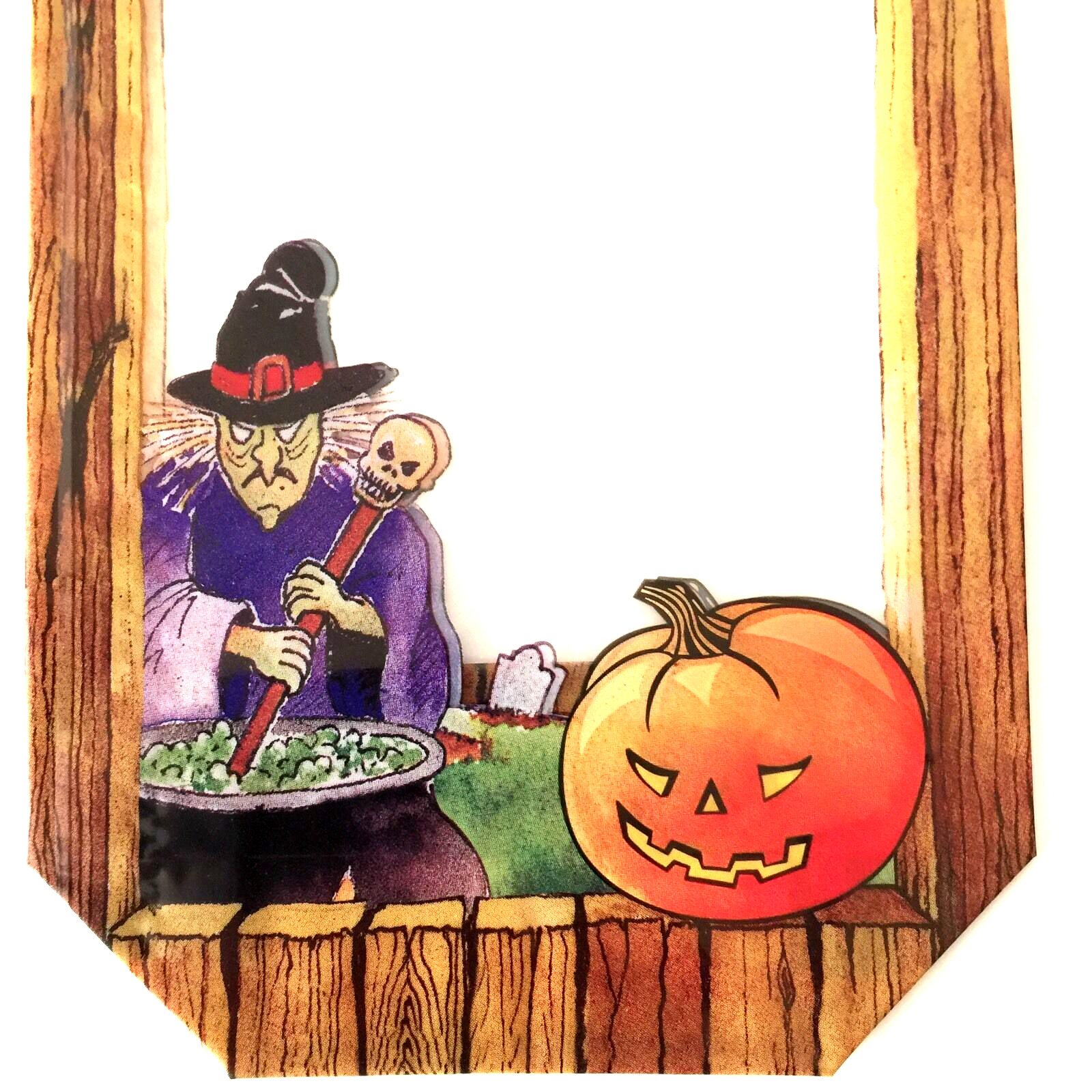 6 X HALLOWEEN TREAT Cello goodie LOOT BAGS Spooky Witch Pumpkin SWEETS CANDY