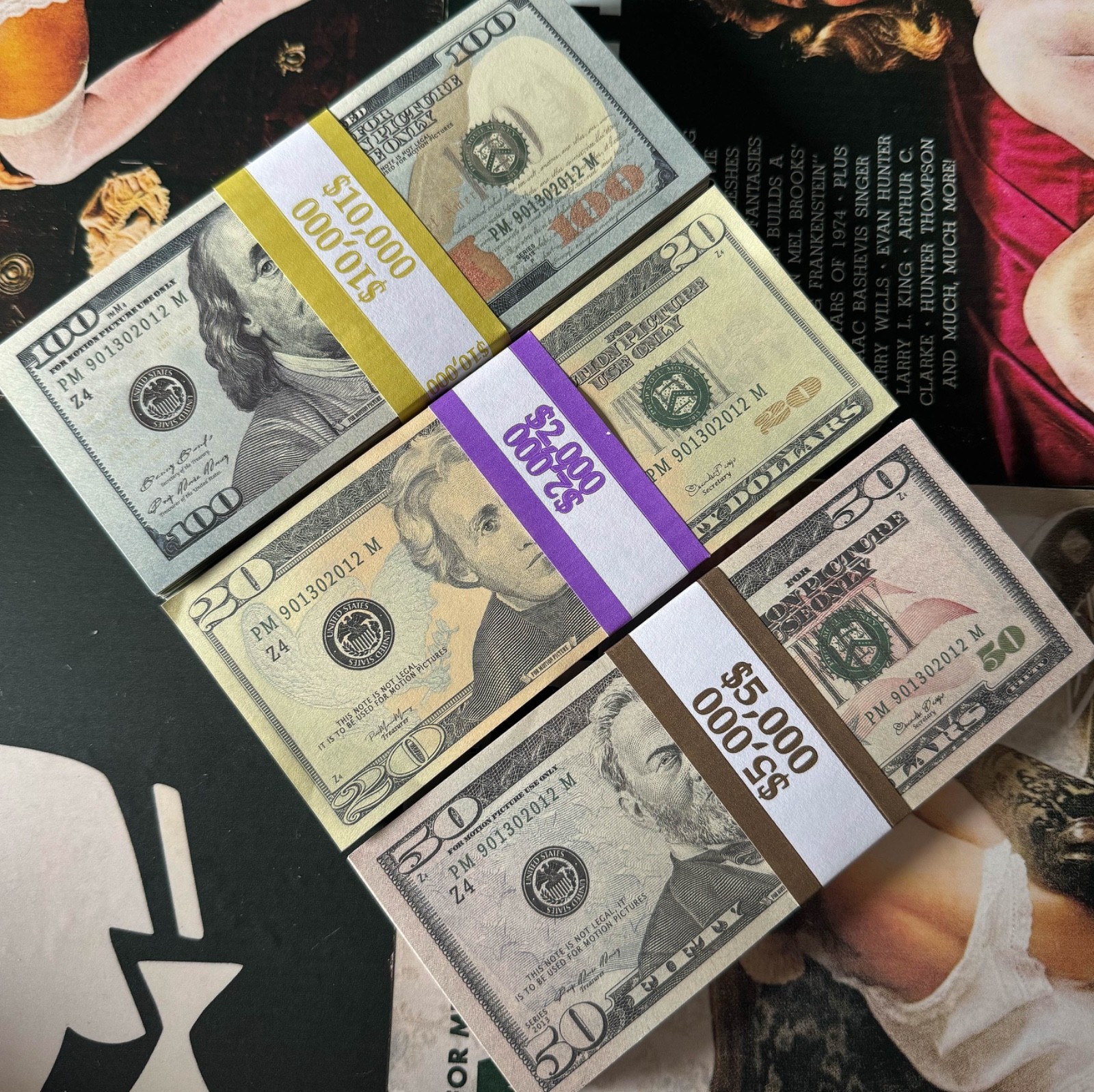 17,000 New Money Props Toy Play Fake Bills For Video, Learning Education Toys