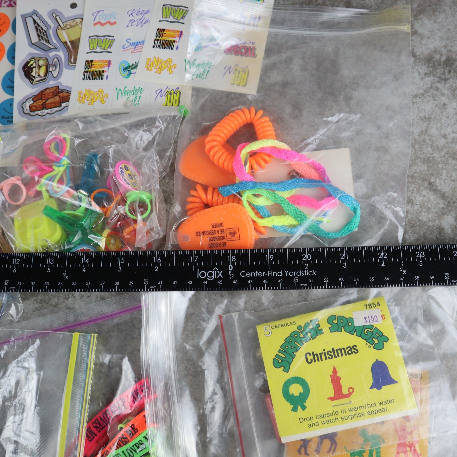 Retro Christian Goodies for Party or Prizes Toys and Stickers Vintage Lot