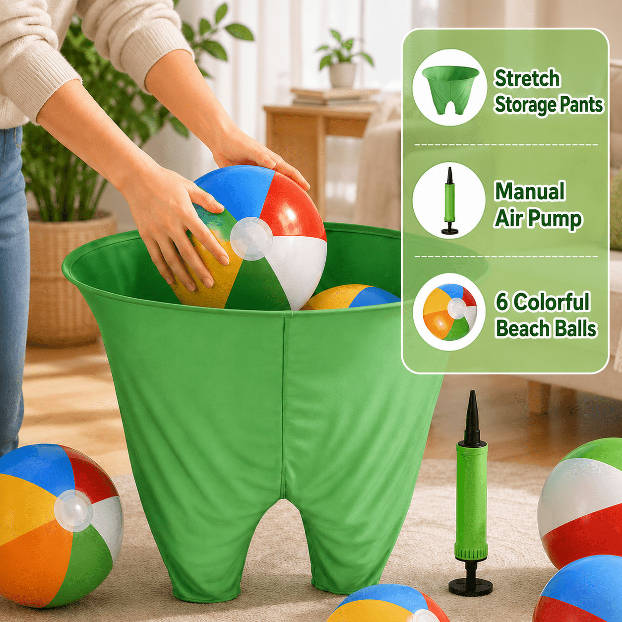 Extra Large Elastic Game Pants Set