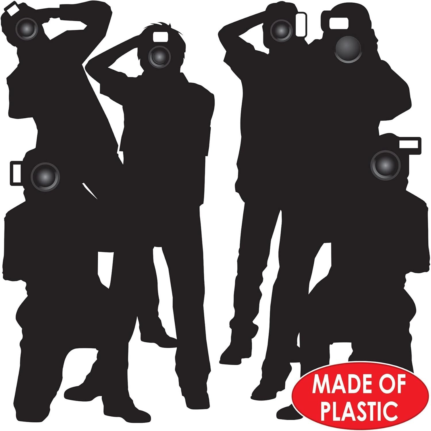 Paparazzi Wall Decor 2pcs Hollywood Backdrop Decorations for Parties