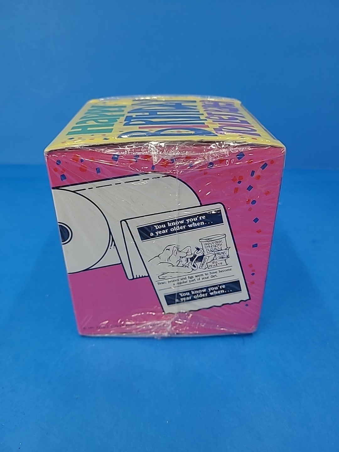 1991 Ivory Tower Publishing Co. Happy Birthday, Humor Toilet Paper Party Gag