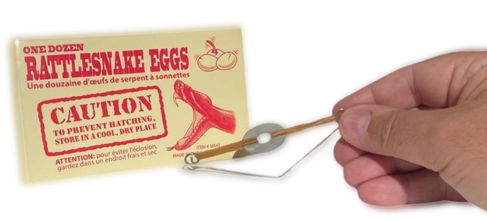 3 RATTLESNAKE EGGS JOKE Envelope Fake Snake Packs Trick Prank Gag Gift Fun Toy