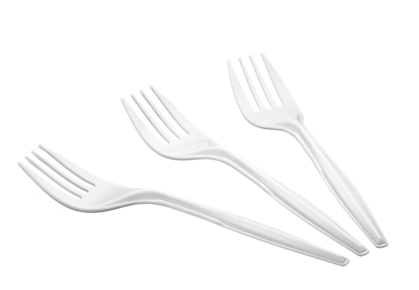 1000 PCS Medium Weight White Plastic Forks Bulk Silverware Parties Catering