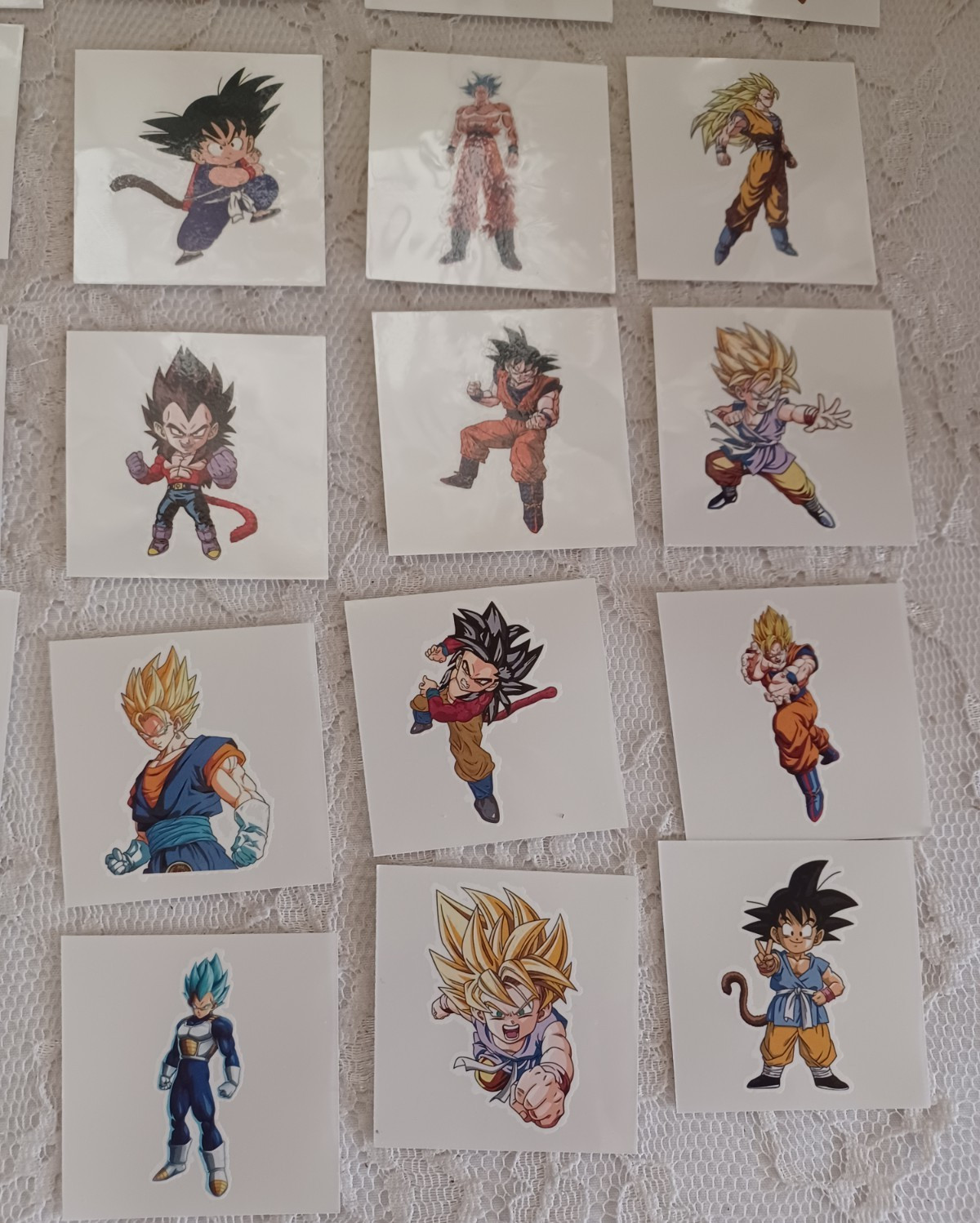 40 Ct. DRAGON BALL Temporary Tattoos Gaming Boys Birthday Party Bag Treats Gifts