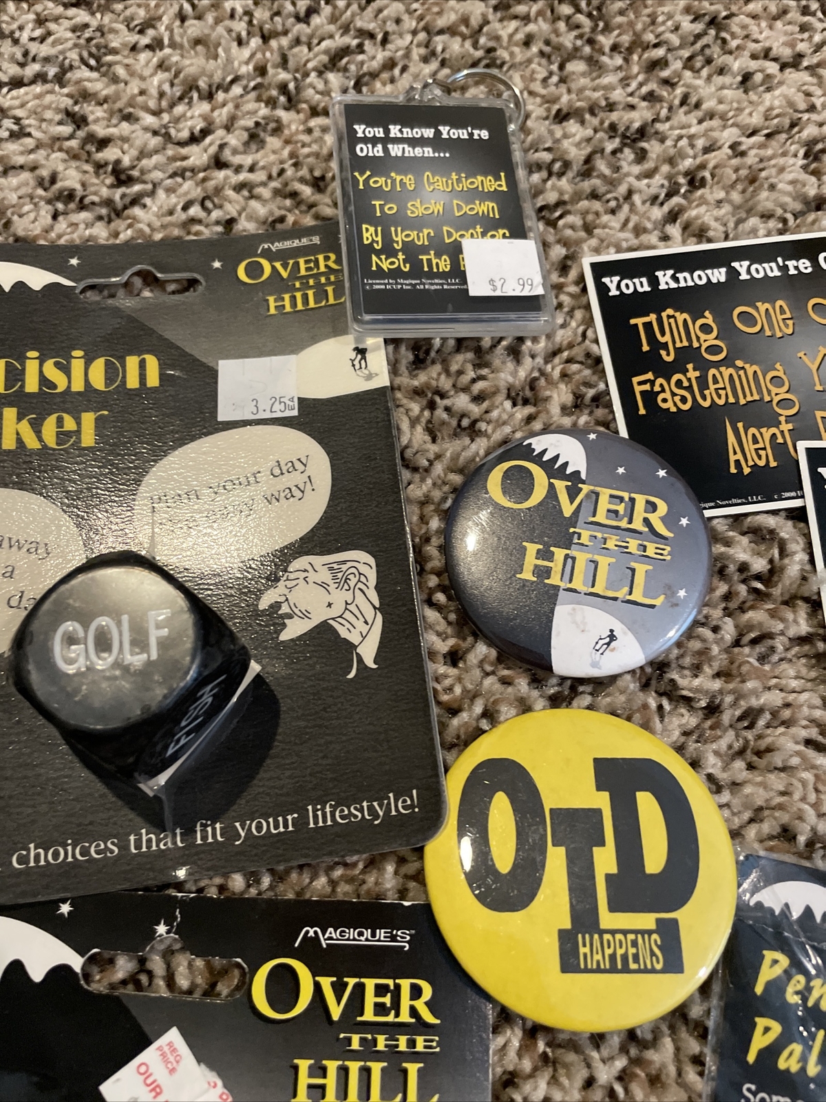 Over The Hill Party Box Gag Gifts Party Supplies 40, 50, 60 Birthday