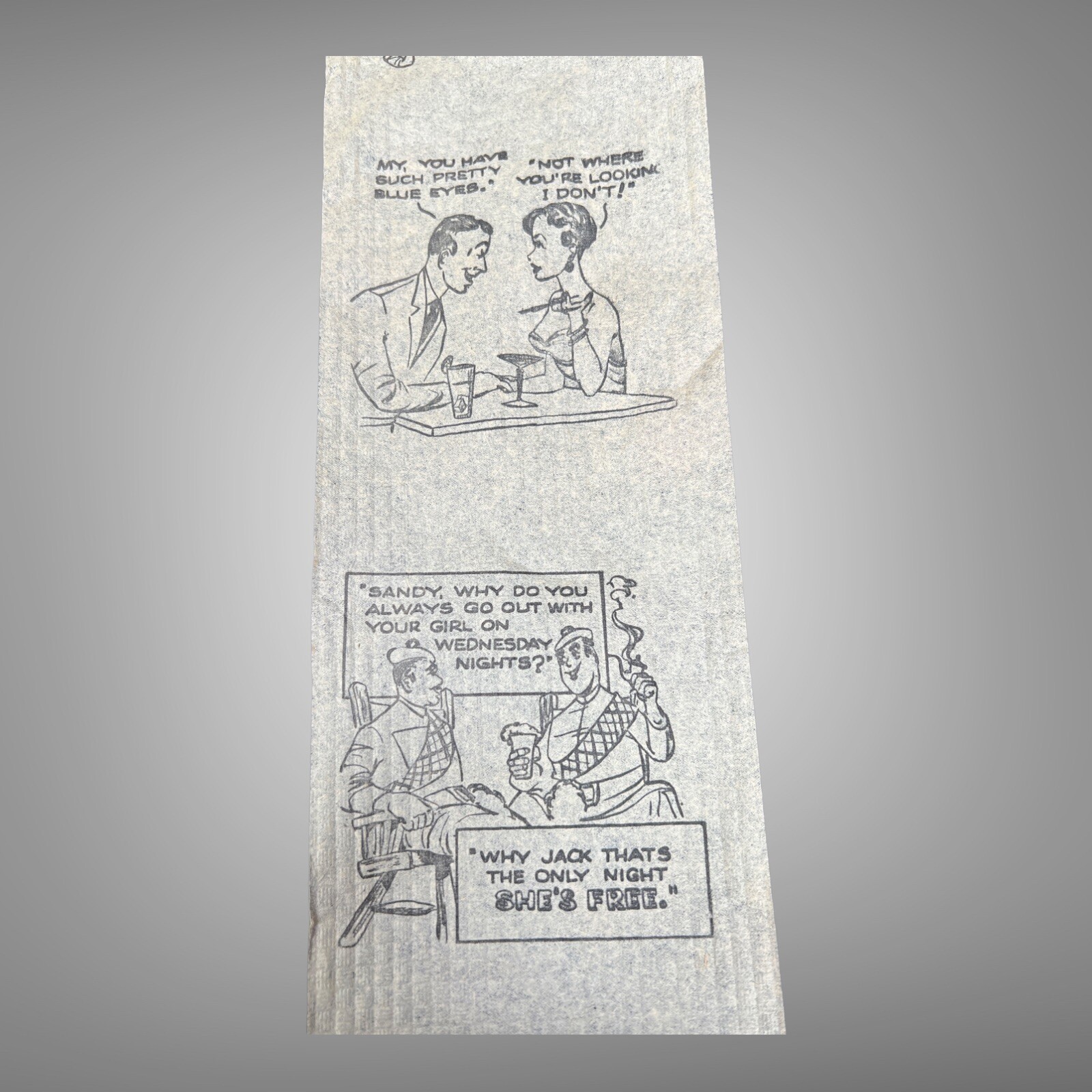 Vintage Sexist Adult Humor Toilet Paper Gag Gift Funny