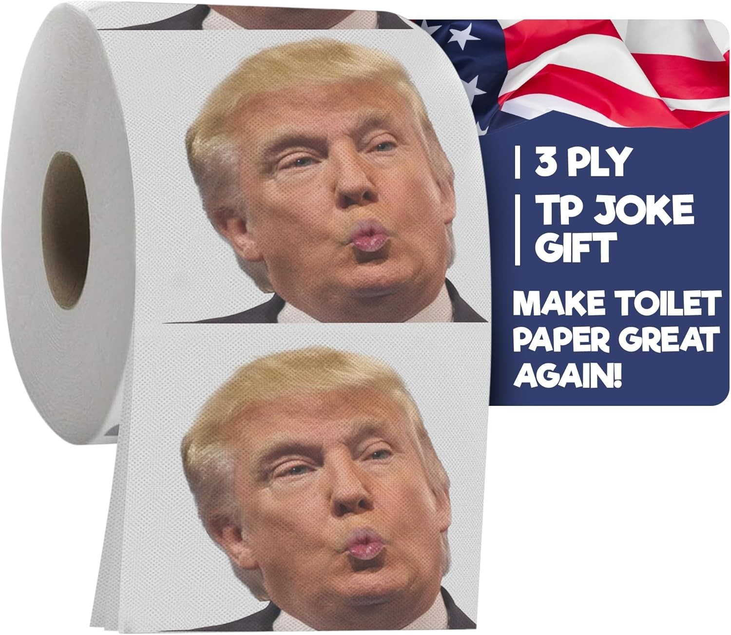 Unique Political Toilet Paper with 200 Sheets, Perfect for Election Season Fun