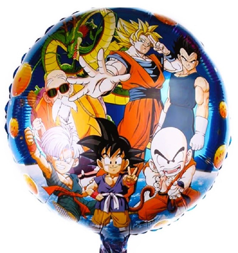Balloon 18″ Dragon Ball Mylar Foil, Birthday Party Decorations Gifts Red Blue
