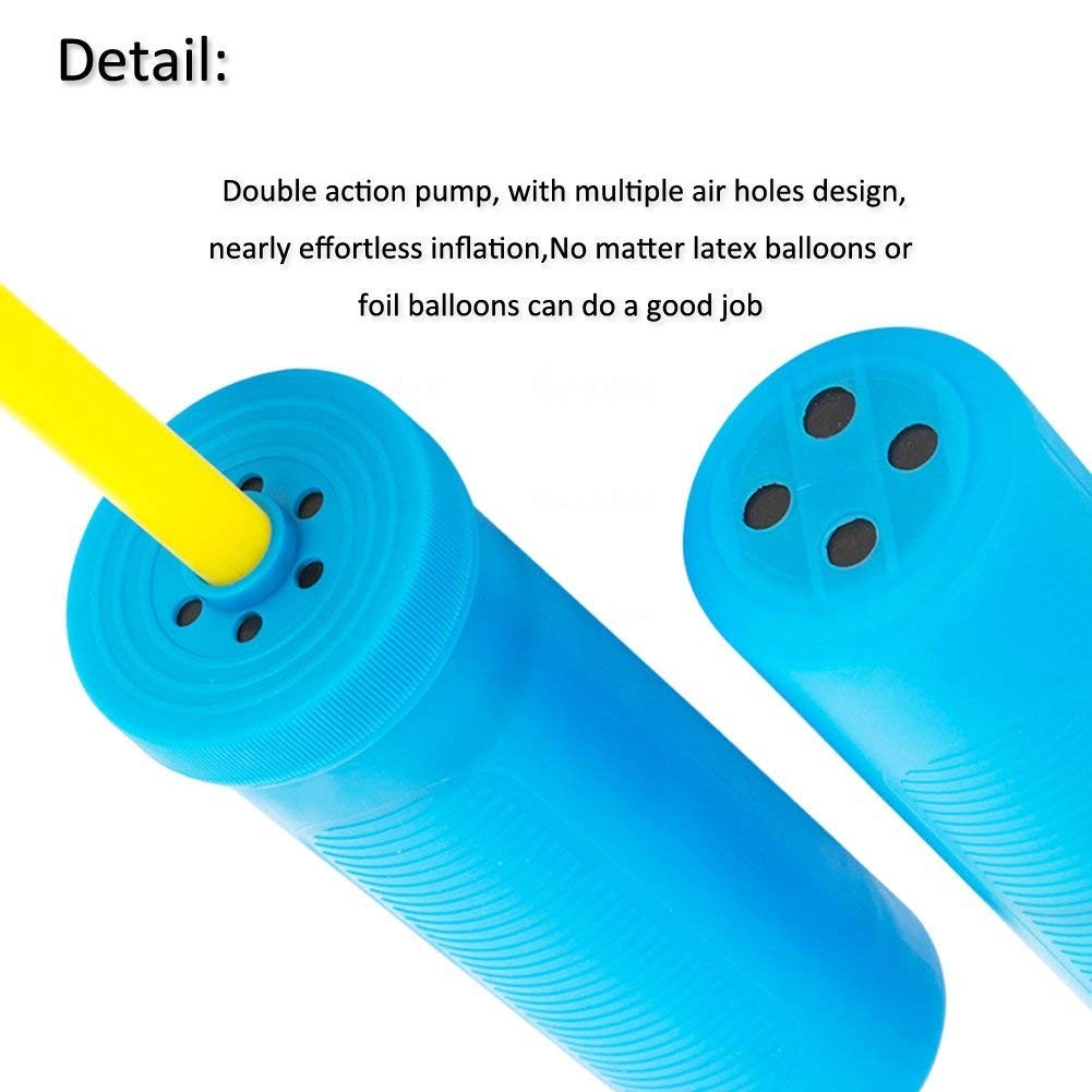 Portable Hand Held Round Nozzle Pump for Quickly Filling Inflatables, Balloon…