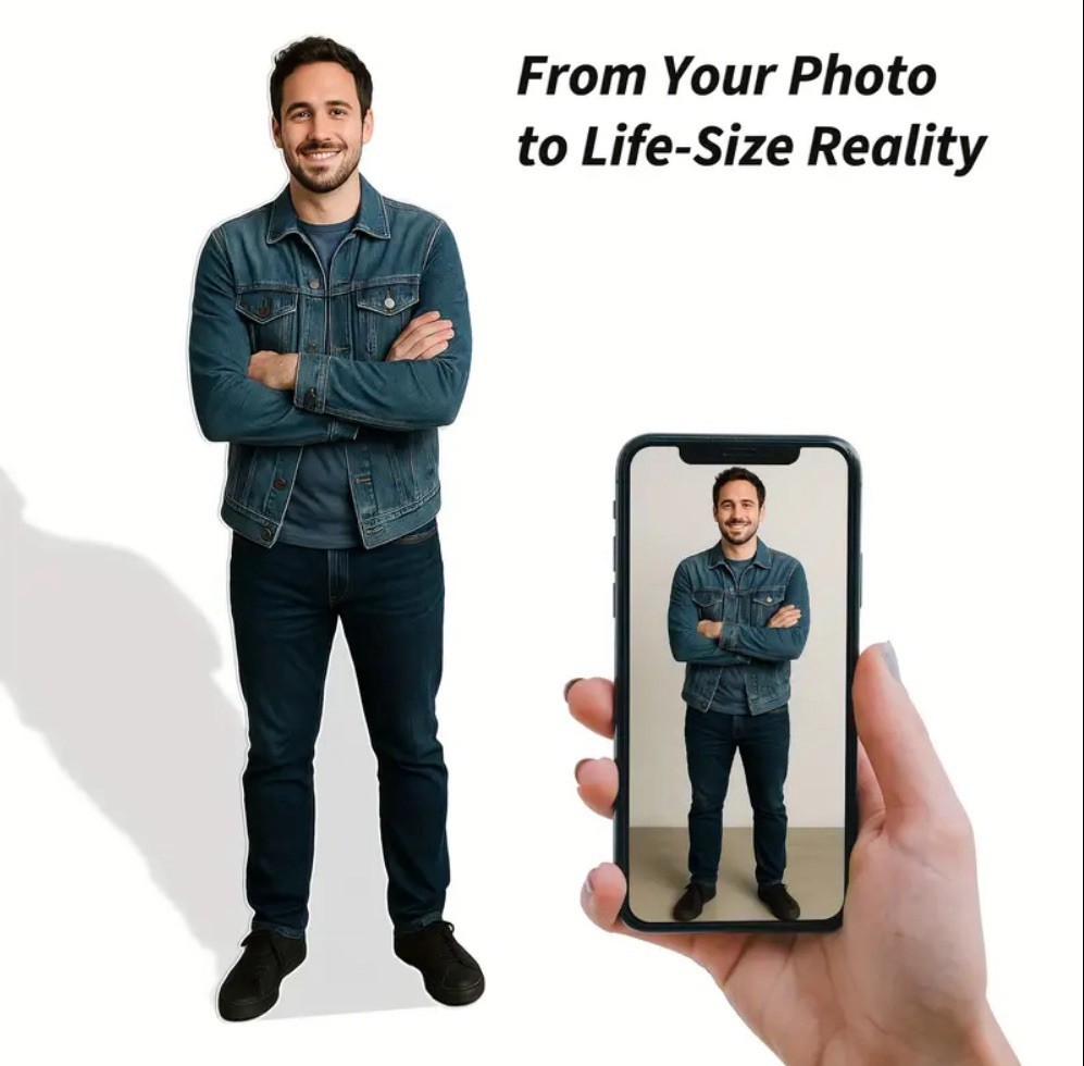 Custom life-size standees – Personalized full-body pho