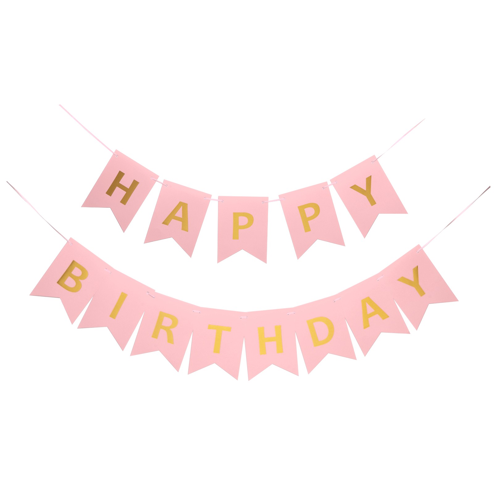 6.7 x 4.7 Inch Banner for Party Decorations Deep Pink