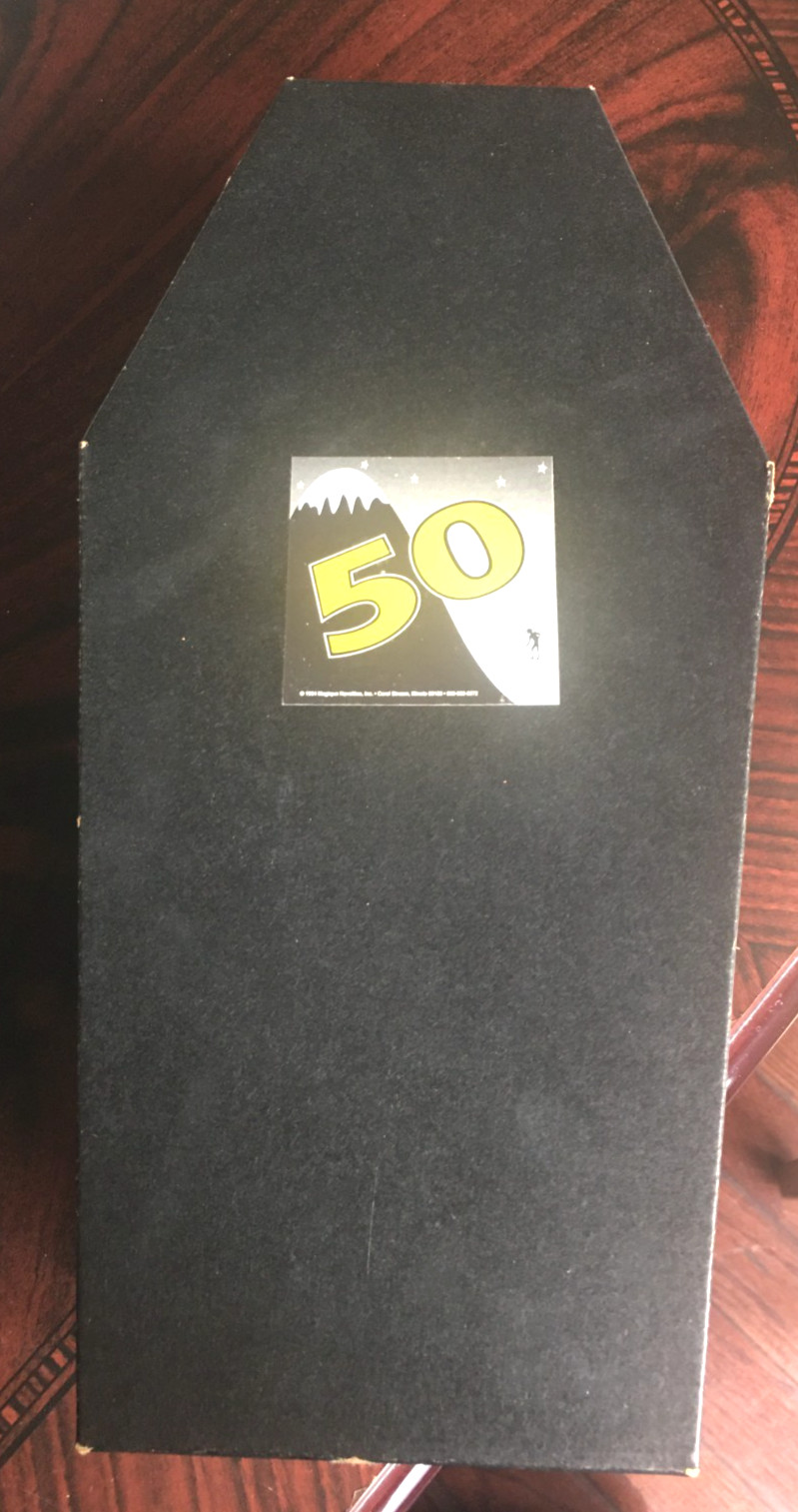 Over The Hill Coffin Gag Gift Box Novelty 50th Birthday 1994 Magique Novelty,New