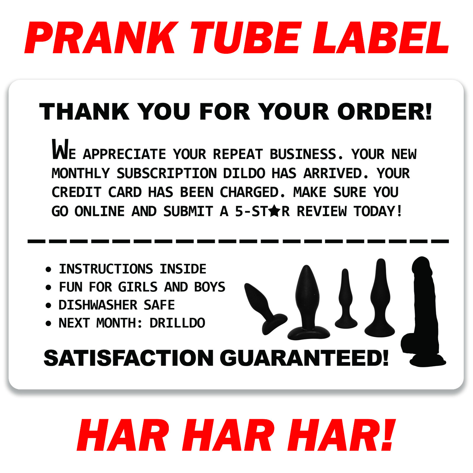 Prank Adult Joke Gag Gift gets Sent Directly to your Friends for Embarrassment!