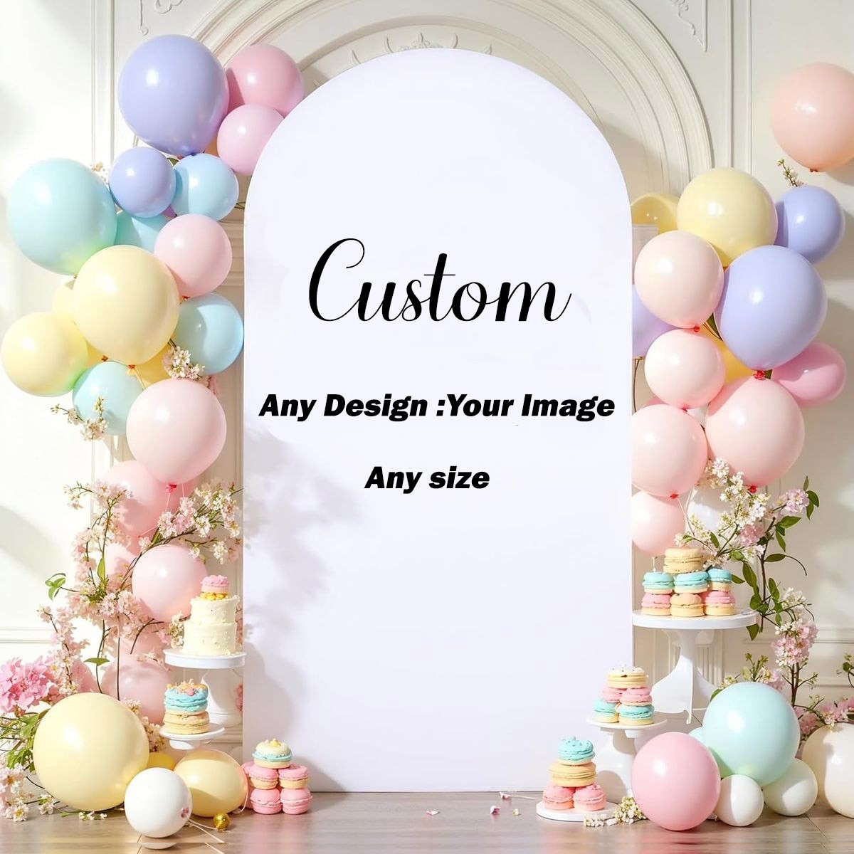 Superhero Hulk Arch Backdrop Cover Boys Birthday Party Photo Background Props