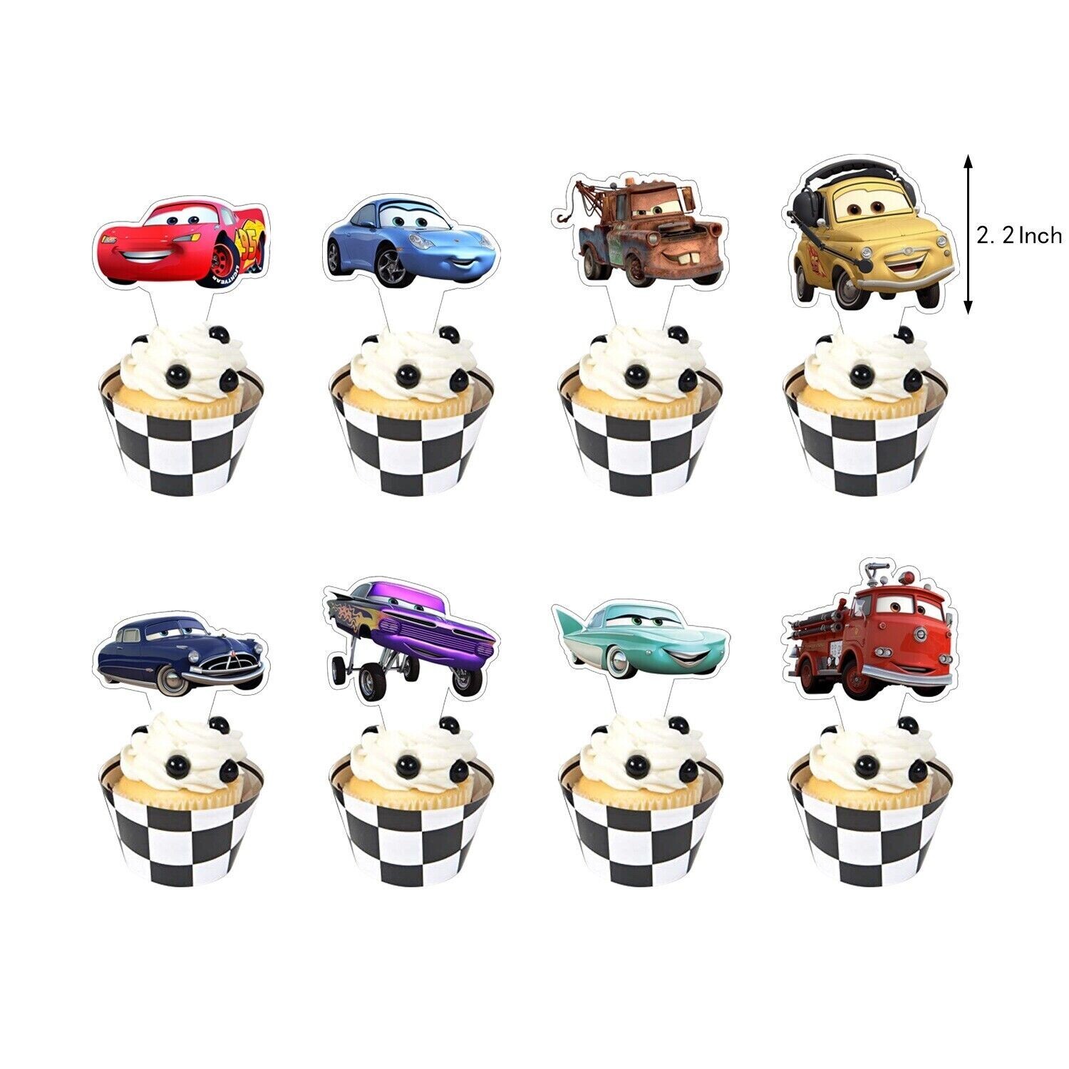 Disney Pixar Cars Theme Birthday Party Decorate Supplies Set US Stock