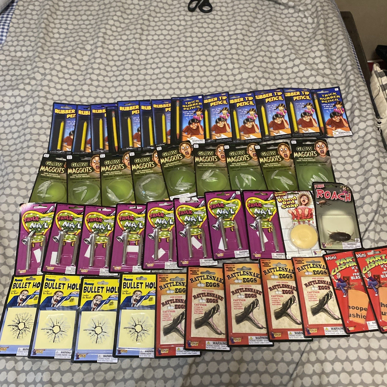 Lot Of Assorted Joke Gag Prank Toys New And Used Forum Novelties
