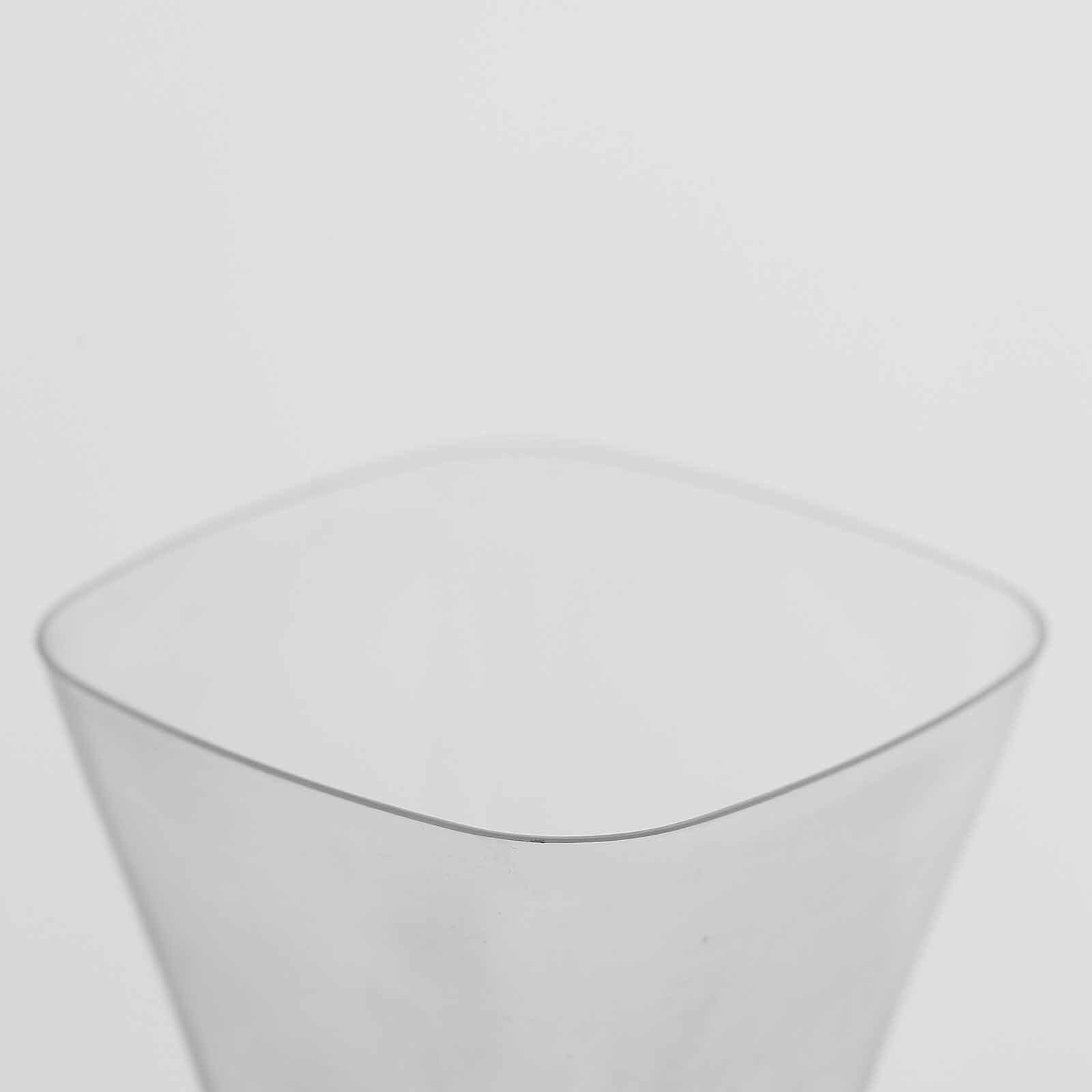 Clear Disposable Plastic Dessert Drink Cups GLASSES 4 oz Party Wedding Tableware