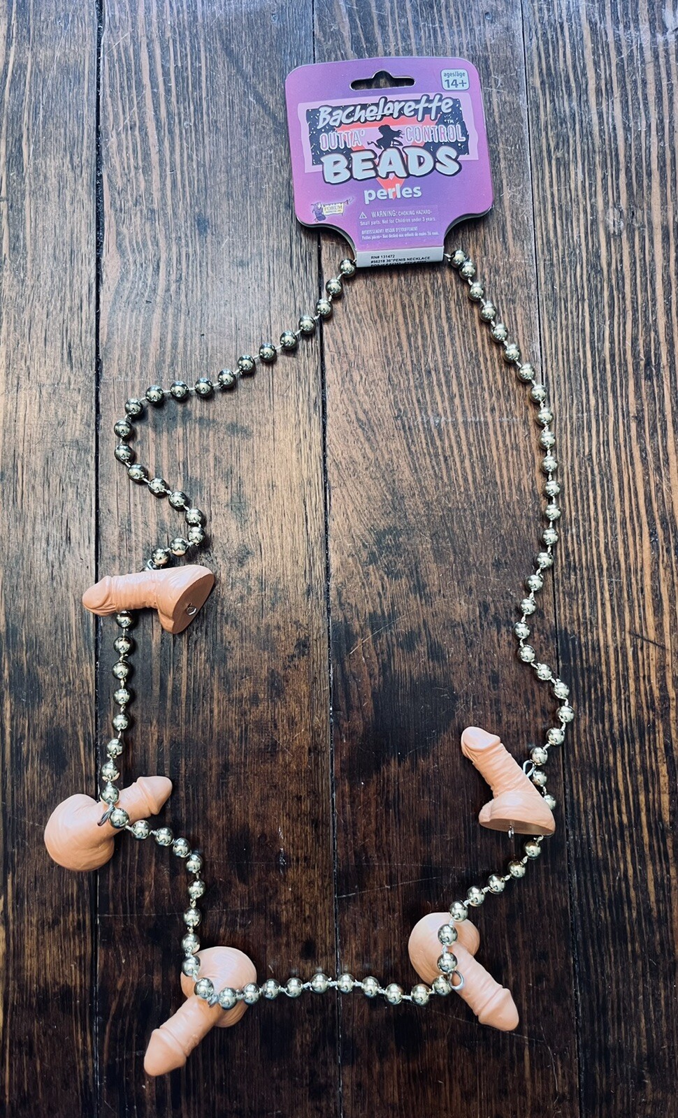 NWT Forum Novelties Bachelorette Outta’ Control Beads Ages 14+
