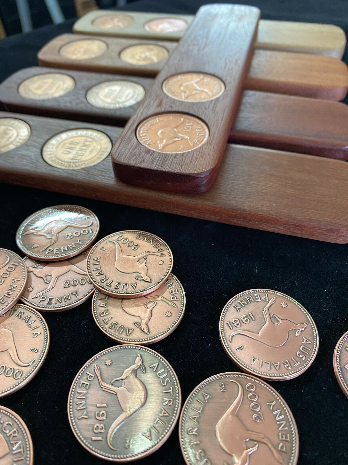 ANZAC DAY Two Up game 60th Birthday Gift Present 1963 Australian Penny two up